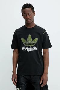 Хлопковая футболка Grfx Tee Adidas Originals, черный