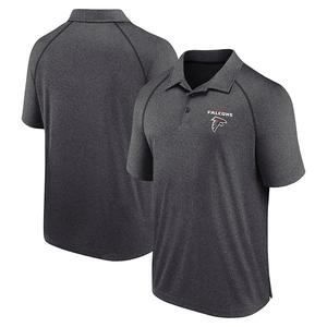 Мужская поло raglan Atlanta Falcons making waves цвета верескового угля Unbranded