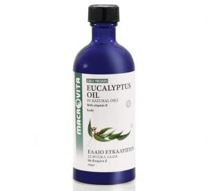 ЭВКАЛИПТОВОЕ МАСЛО на натуральных маслах холодного отжима с витамином Е 100мл MACROVITA