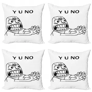 Чехол для подушки Abakuhaus, черный