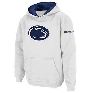 белый пуловер с капюшоном и большим логотипом Youth Stadium Athletic Penn State Nittany Lions Colosseum, цвет Pst White