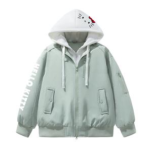 Hello Kitty Hello Kitty SS25 пуховик Unisex Sanrio, светло- зеленый