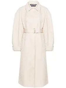 Пальто Le Trench Bari с поясом JACQUEMUS, нейтральный