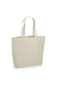 Большая сумка-тоут из органического натурального окрашенного материала Westford Mill, коричневый