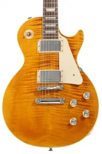 Электрогитара Gibson Les Paul Standard '60s с фигурной верхней декой - Цвет медового янтаря