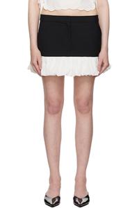 Черно-белая мини-юбка Noah The Garment
