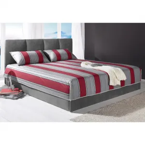 Покрывало Westfalia Schlafkomfort, серый/красный