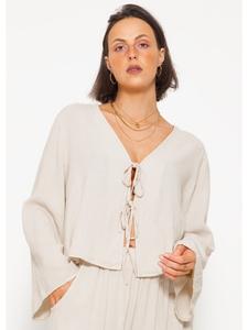 Блуза SASSYCLASSY njacke, бежевый