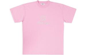 Футболка женская Balenciaga Chinese Valentine"s Day, розовый