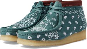 Мужские ботинки Clarks Wallabee Chukka, зеленый