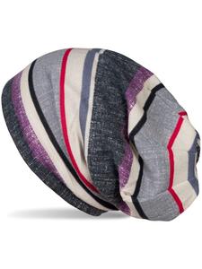 Кепка styleBREAKER, цвет lila/grau/beige