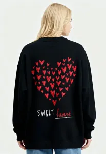 Милая вышитая толстовка унисекс Mira Paris, Black