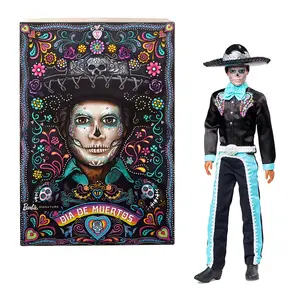 Детская кукла Barbie Ken Day Of The Dead doll, мультиколор