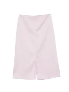 Прямая юбка с разрезом Dorothee Schumacher, розовый