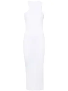 Платье миди асимметричного кроя Axel Arigato, белый