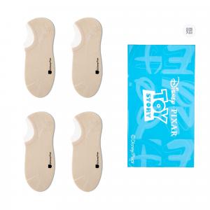 Ноу-шоу носки унисекс шопер 4 шт Disney, хаки