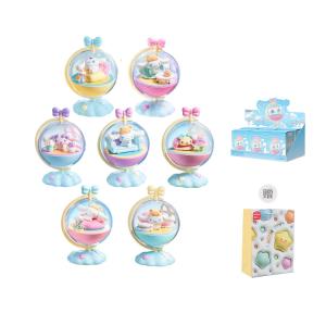 Санрио Cinnamoroll Spin Planet коллекция мистери бокс один мистери бокс/полный бокс 6 шт MINISO