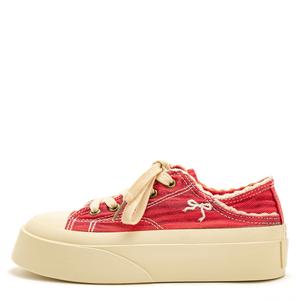 Амортизирующие износостойкие низкие кеды для скейтбординга Women's Far waves, Dragon Fruit