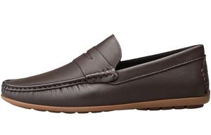 DCK Мужские повседневные туфли мужские низкие серые/тёмно-коричневые тёмно-коричневые, цвет Dark Brown