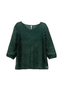 Туника с минимальным принтом и эластичным низом sheego, цвет Gemustert