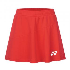 Футболка для бадминтона женская красная YONEX