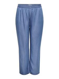 Тканевые брюки ONLY Carmakoma, Средне-синий деним