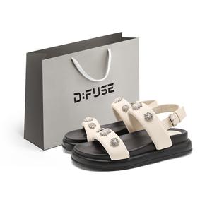 Сандалии с одним ремешком D FUSE SCANDINAVIA женские D:FUSE SCANDINAVIA, Black