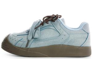 Кеды, скейтборд обувь женская низкая Wenpu, цвет Haze Blue