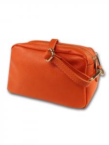 Кожаная сумка через плечо Toscanto оранжевого цвета, примерно 22 см Toscanto