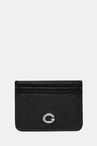 Кожаный чехол для карт Guess, черный