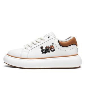 Lee Классические и универсальные удобные минималистичные кеды на платформе мужские хаки, цвет Khaki