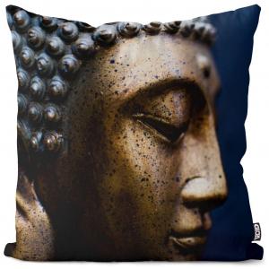 Чехол на подушку со статуей Будды VOID, чехол для подушки, полиэстер, водонепроницаемая подушка для улицы и дома. Размер: 40 x 40 см.