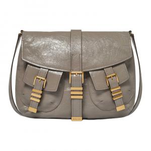 MICHAEL KORS Кожаная сумка через плечо Даррингтон Тубэс женская бежевая