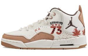 Баскетбольные кроссовки Courtside 23 Basketball Shoes Women's Low-Top Red Jordan, белый