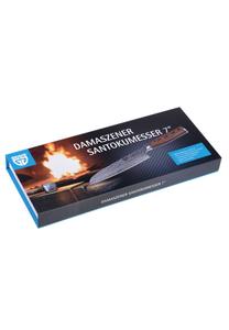 Дамасский нож HAMMERSCHLAG Gräwe, коричневый