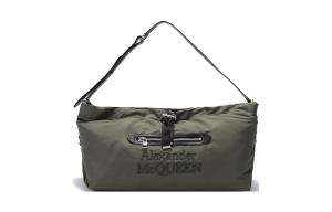 Alexander McQueen Армейская зеленая женская сумка через плечо