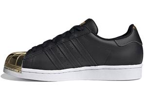 Кроссовки Adidas Originals Superstar Series Skateboard Shoes Women's Low-Top Black Gold