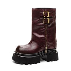 Ботильоны женские 9 см Shoe cabinet floral language, Brown