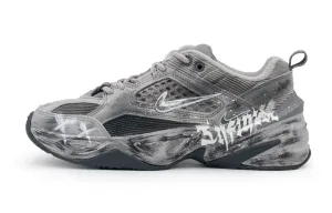 Nike Низкие массивные кроссовки M2K Tekno Gray Domain унисекс серого цвета