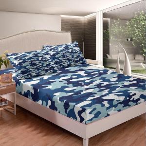 Erosebridal Армейский камуфляж комплект постельного белья для подростков и детей с абстрактным камуфляжным дизайном в стиле гейминг, Multi 10