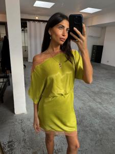 Платье Never Fully Dressed OLIVE MINI DRESS, Olive/Khaki