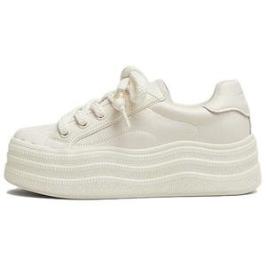 Легкие и дышащие низкие кроссовки для скейтбординга для женщин TATA, Black/White