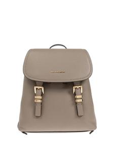 Рюкзак из зернистой кожи Michael Michael Kors, серый