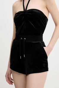 Велюровые шорты EVE POCKET Juicy Couture, черный