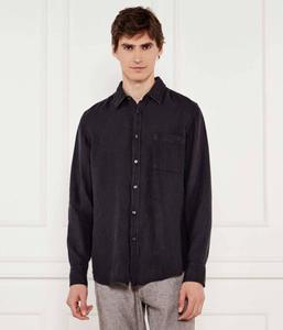 Льняная рубашка relegant_6 Regular fit Boss Orange, черный