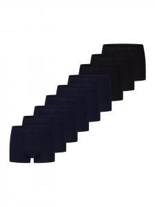 UNCOVER BY SCHIESSER Ретро-шорты/брюки базового цвета, сине-черные