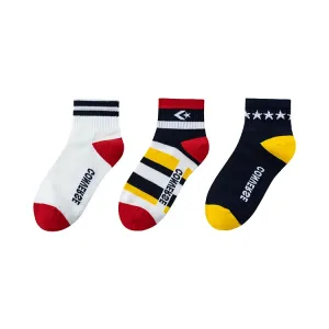 Converse Носки 3 пары feather white для подростков