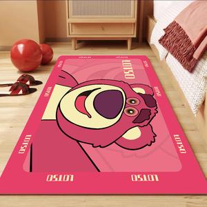 Budis Ковер 200х300 см для спальни/гостиной Cartoon Bedside Rug, Thickened Soundproof, Non-Slip Strawberry Bear-03