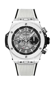 Часы og big bang unico cer/caucciu auto 42mm q.skeletro chrono Hublot