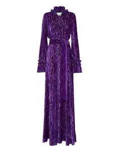 Шифоновое цыганское платье Philipp Plein, фиолетовый